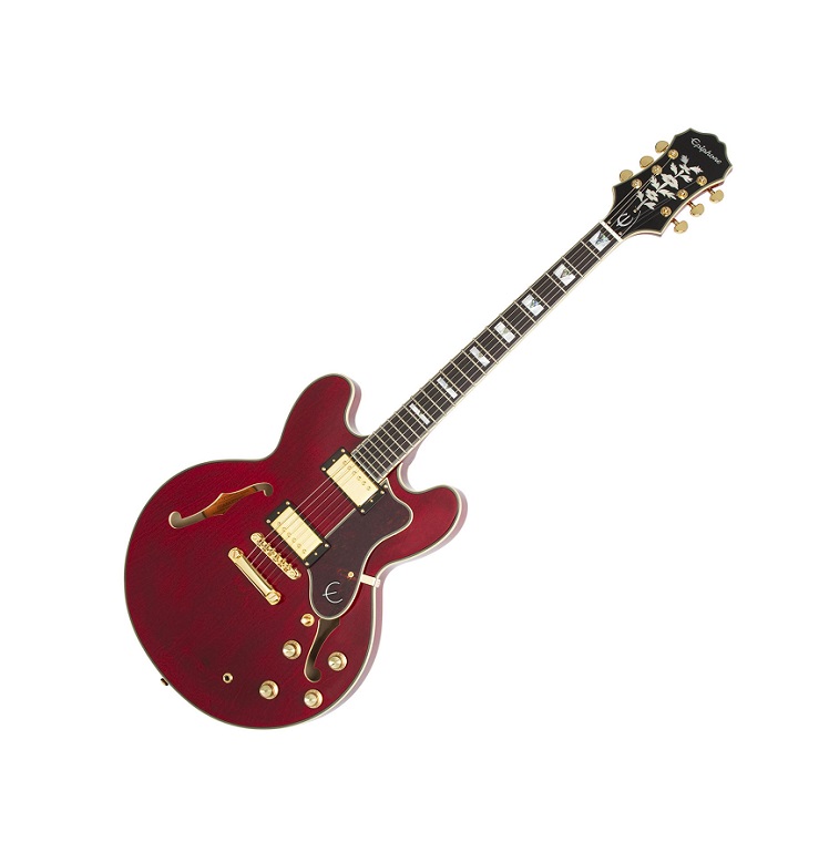 EPIPHONE SHERATON II PRO SEMI HOLLOW ELECTRIC GUITAR WINE RED