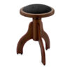 STAGG MATT PIANO STOOL ROSEWOOD COLOUR WITH BLACK VELVET COVERING