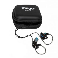 STAGG SPM-435 HIGH RESOLUTION 4 DRIVERS SOUND ISOLATING EARPHONES BLACK