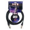 KLOTZ M1 N XLR FEMALE TO MALE M1 MICROPHONE CABLE BLACK 10M