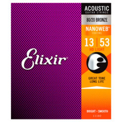 ELIXIR 11182 80/20 BRONZE NANOWEB HD LIGHT 13-53