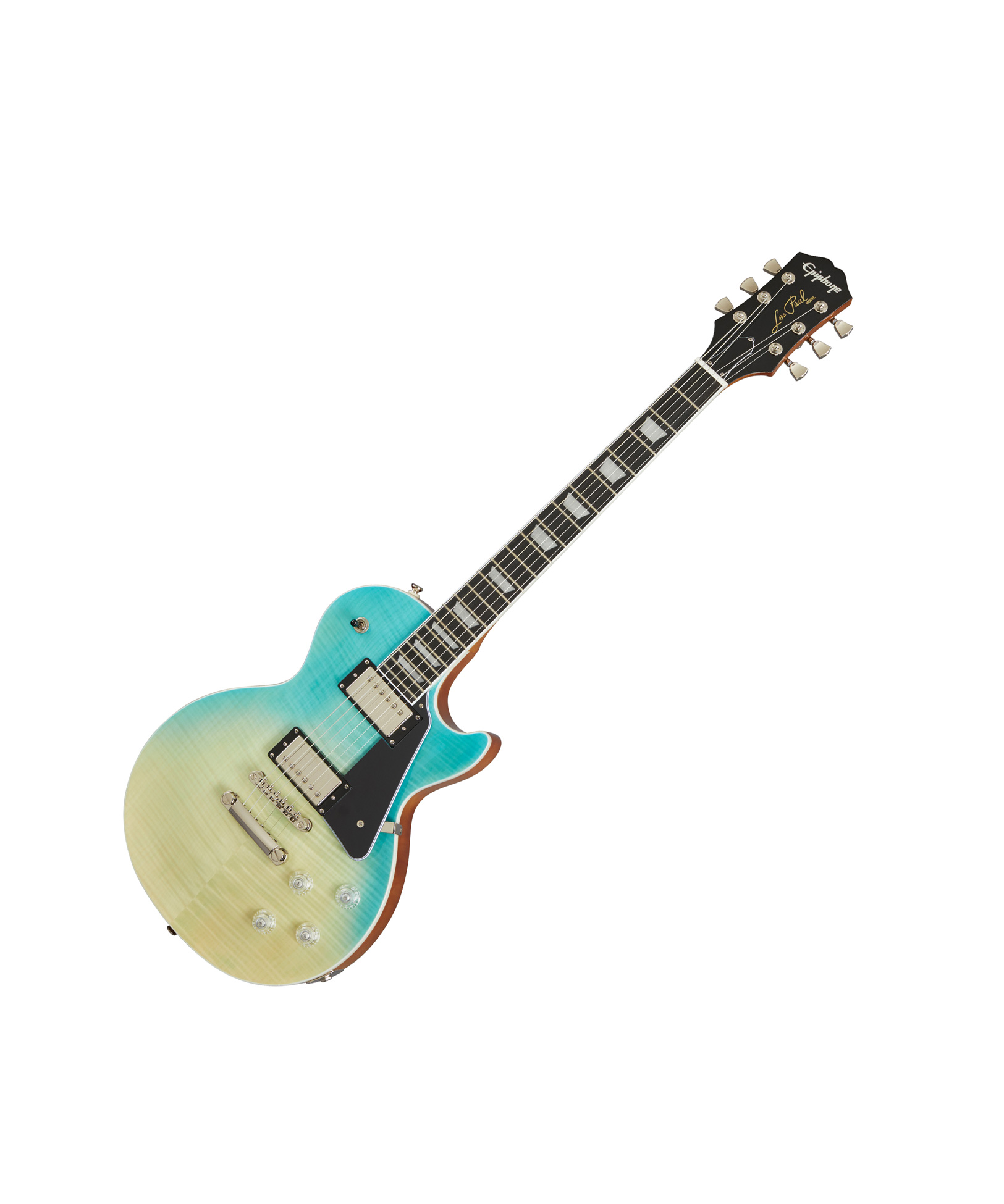 EPIPHONE LES PAUL MODERN FIGURED CARIBBEAN BLUE FADE