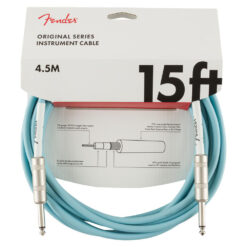 FENDER ORIGINAL SERIES INSTRUMENT CABLE 15' DAPHNE BLUE