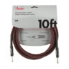 FENDER PROFESSIONAL SERIES INSTRUMENT CABLE 10' RED TWEED