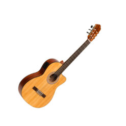 STAGG SCL70 TCE-NAT CLASSICAL ELECTRO ACOUSTIC GUITAR WITH CUTAWAY SPRUYCE TOP
