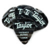 TAYLOR 80716 LUXURY GUITAR PICKS PREMIUM THERMEX ULTRA 1.0MM BLACK ONYX