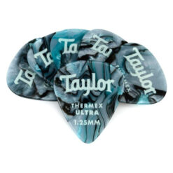 TAYLOR PREMIUM DARKTONE 351 THERMEX ULTRA GUITAR PICKS 6-PACK ABALONE 1.25MM