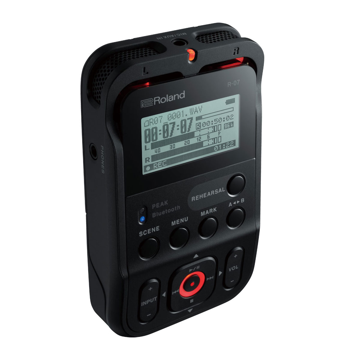 ROLAND R-07 2-CHANNEL HANDHELD RECORDER