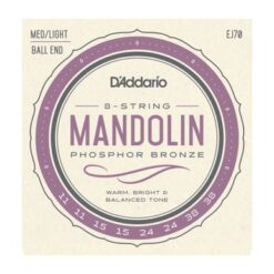 D'ADDARIO EJ70 PHOSPHOR BRONZE MANDOLIN STRINGS MEDIUM/LIGHT 11-38