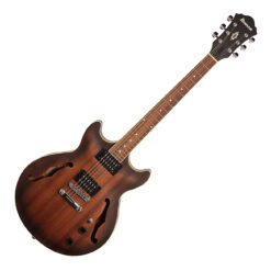 IBANEZ AM53TF AM SERIES HOLLOW BODY ELECTRIC GUITAR TOBACCO FLAT
