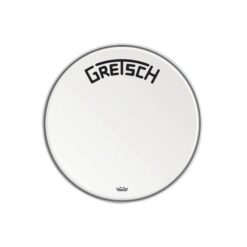 GRETSCH BASSDRUM HEAD AMBASSADOR WHITE COATED