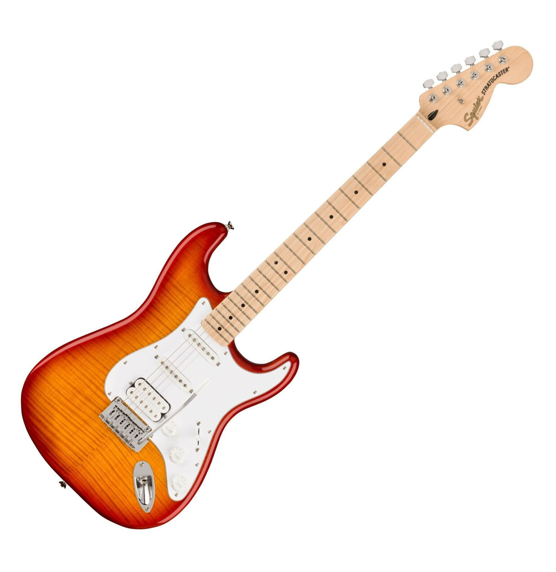 FENDER SQUIER AFFINITY SERIES STRATOCASTER FMT SIENNA SUNBURST