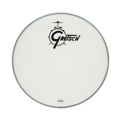 GRETSCH BASSDRUM HEAD AMBASSADOR WHITE COATED