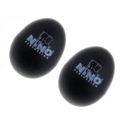 NINO PERCUSSION EGG SHAKERS PAIR BLACK