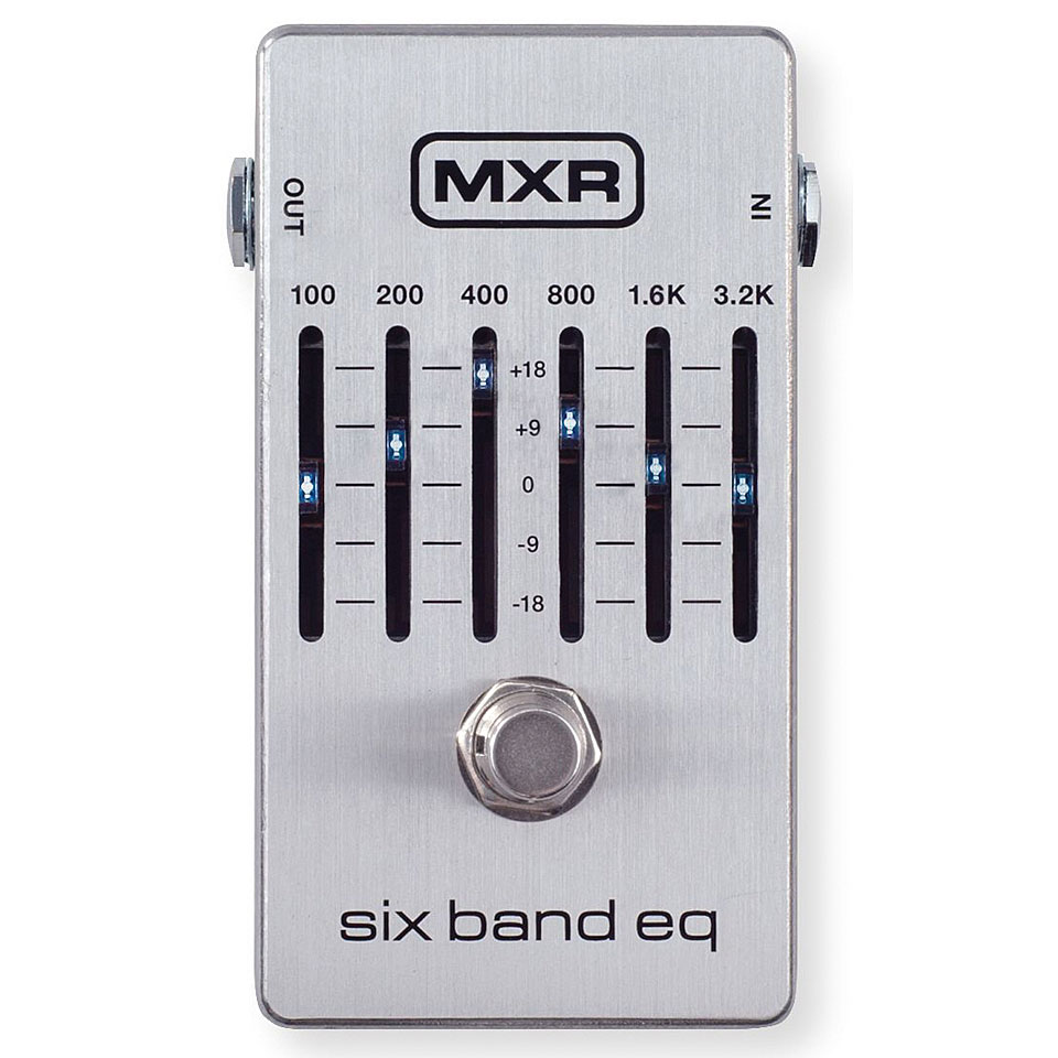 MXR M109S SIX BAND EQUALIZER SILVER