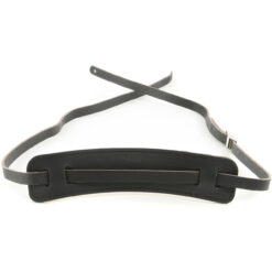 FENDER SUPER DELUXE VINTAGE STYLE LEATHER GUITAR STRAP BLACK