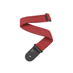D'ADDARIO PWS101 POLYPROPYLENE GUITAR STRAP RED