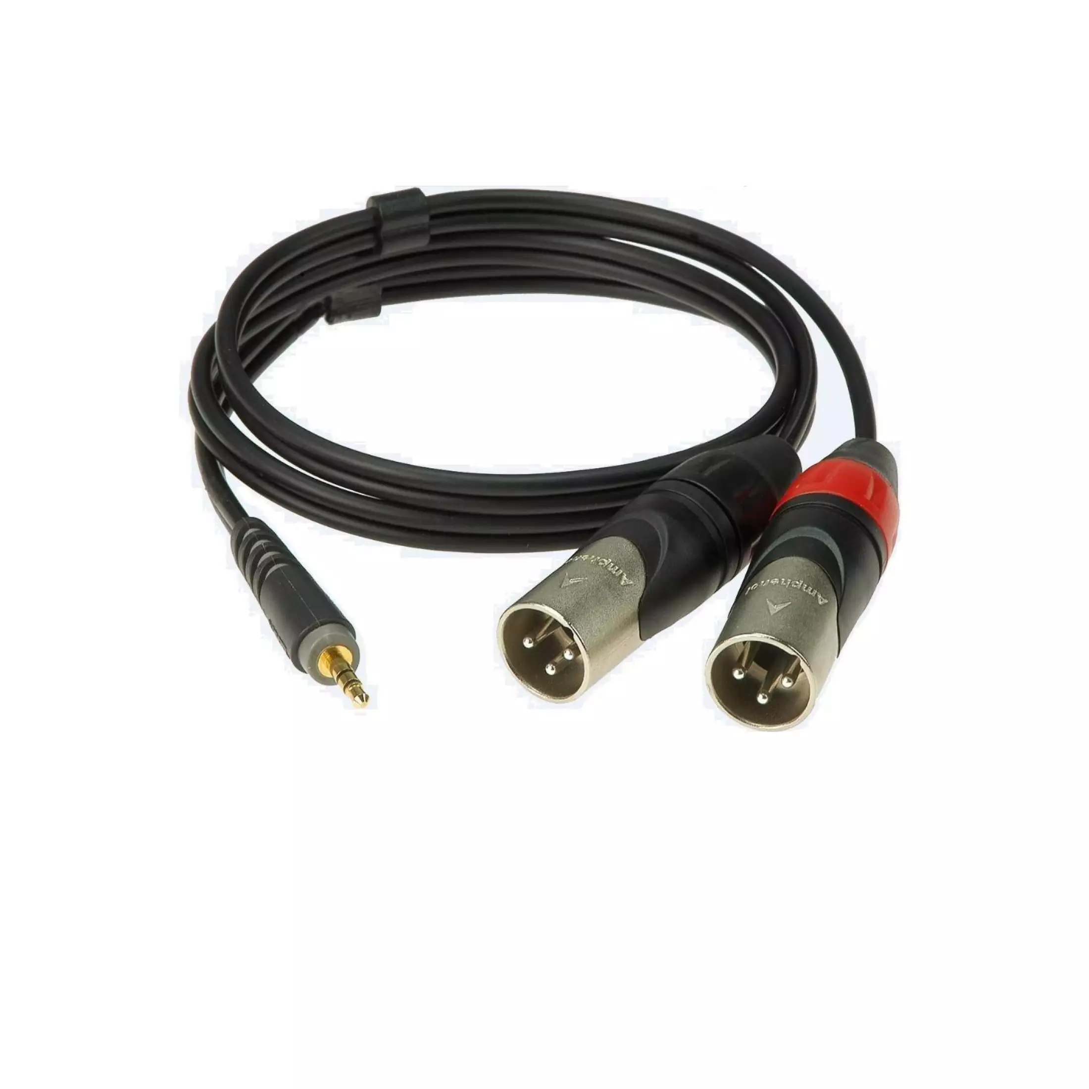 KLOTZ AY9-0200 LIGHTWEIGHT Y-CABLE MINI JACK 3.5MM 2 X XLR CABLE 2M