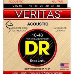 DR STRINGS VERITAS PHOSPHOR BRONZE VTA-10 EXTRA LIGHT 10-48