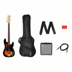 SQUIER AFFINITY SERIES PRECISION BASS PJ PACK 3-COLOR SUNBURST