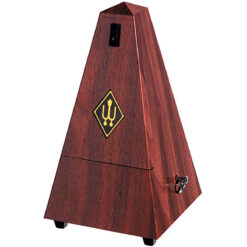Wittner 903330 Plastic Casing Metronome with Bell, Mahogany Grain