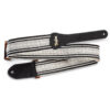 TAYLOR JACQUARD COTTON 2" GUITAR STRAP WHITE/BLACK
