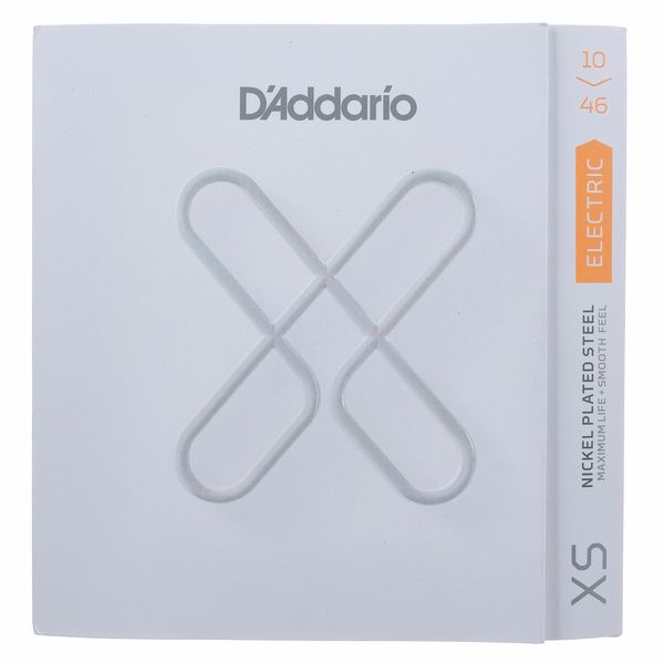 D'ADDARIO XS NICKEL COATED ELECTRIC GUITAR STRINGS 10-46 REGULAR LIGHT