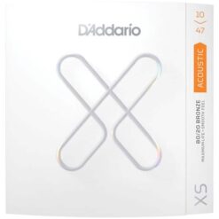 D'ADDARIO XSABR1047 EXTRA LIGHT COATED ACOUSTIC GUITAR STRINGS 10-47