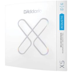 D'ADDARIO XSABR1253 LIGHT COATED ACOUSTIC GUITAR STRINGS 12-53