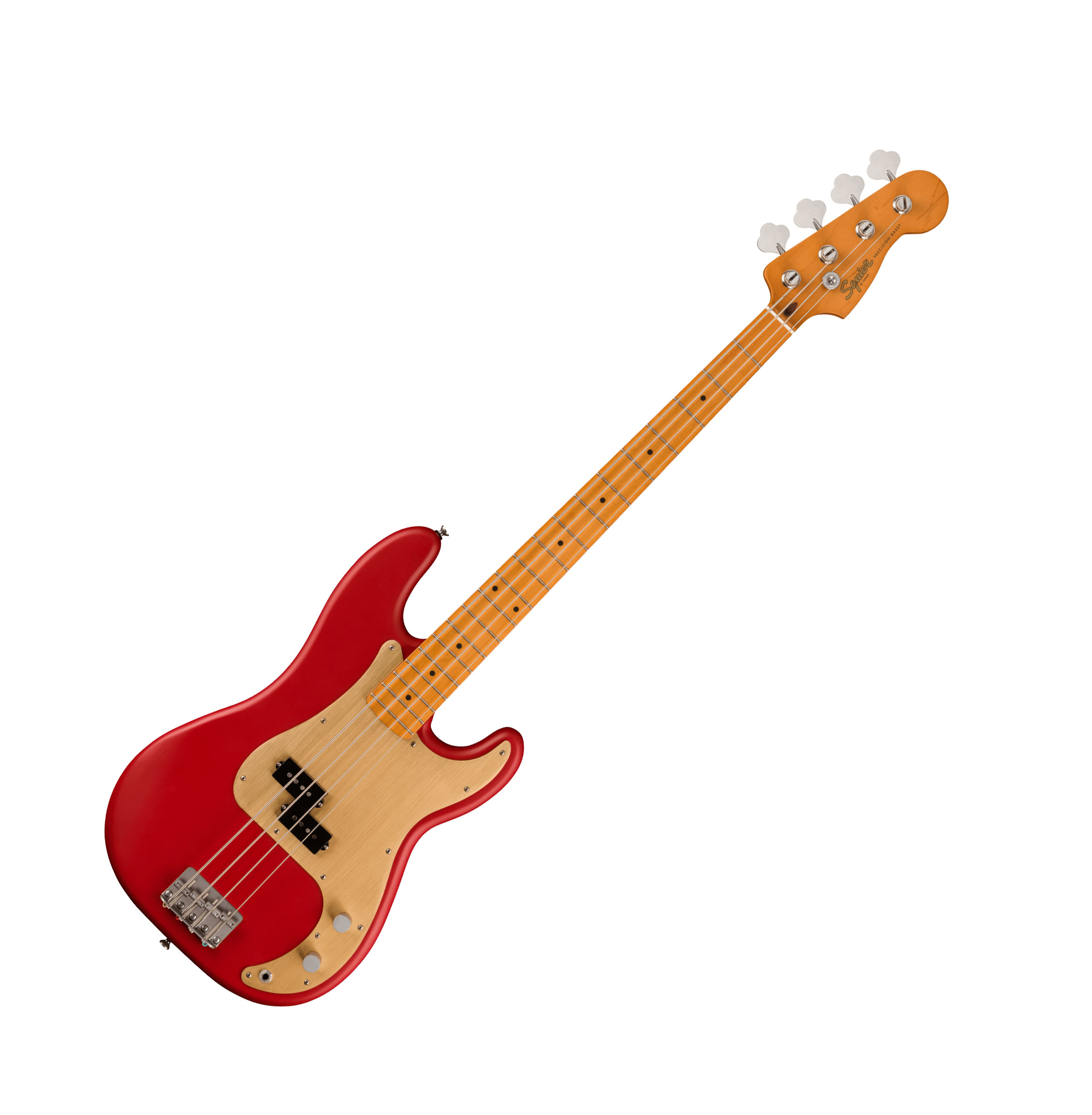 SQUIER 40TH ANNIVERSARY P-BASS VINTAGE EDITION SATIN DAKOTA RED