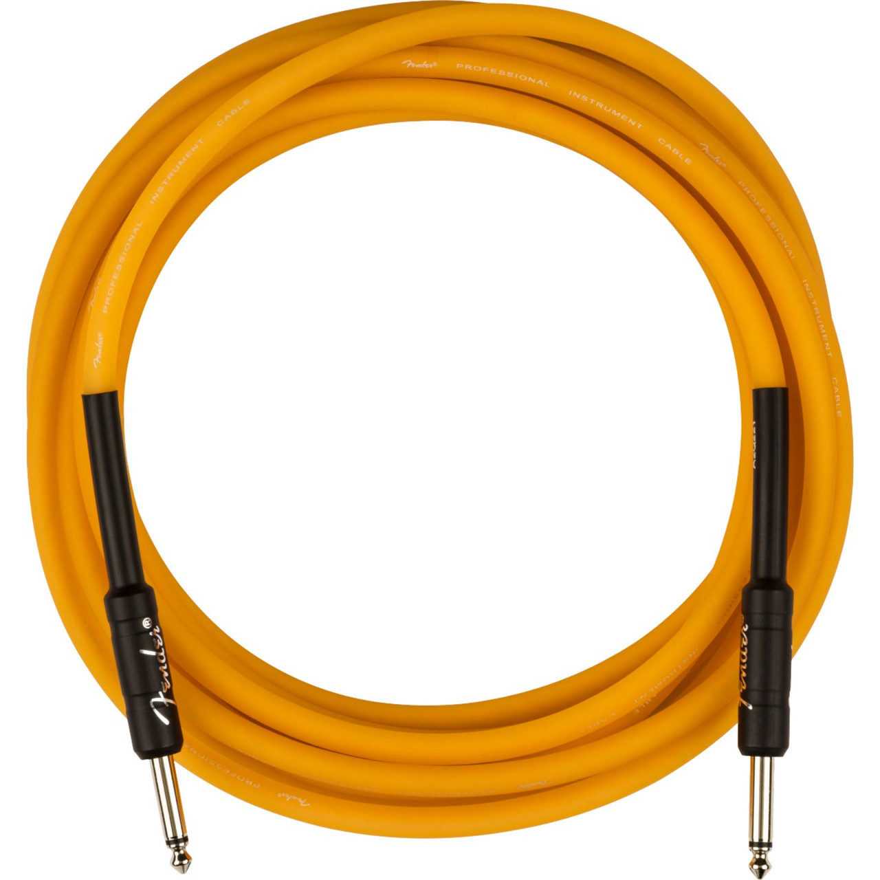 FENDER PROFESSIONAL 5.5M GLOW-IN-THE-DARK CABLE ORANGE