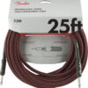 FENDER PROFESSIONAL SERIES INSTRUMENT CABLE 7.5M RED TWEED