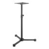 K&M ADJUSTABLE STUDIO NEAR-FIELD MONITOR STAND BLACK
