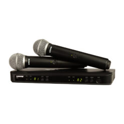 SHURE BLX288/PG58 HANDHELD WIRELESS MICROPHONE SYSTEM