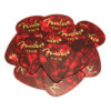 FENDER 351 SHAPE PREMIUM CELLULOID PICKS THIN RED MOTO 12-PACK
