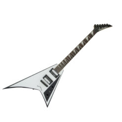 JACKSON JS32T RR RHOADS WHITE WITH BLACK BEVELS
