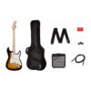SQUIER SONIC STRATOCASTER PACK 2-COLOR SUNBURST 10G