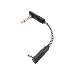 ROCKBOARD SALT&PEPPER TWEED SERIES FLAT PATCH CABLE 10 CM