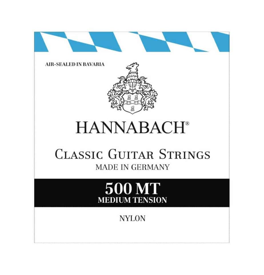 HANNABACH 500MT CLASSICAL GUITAR STRINGS MEDIUM TENSION