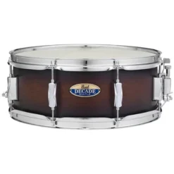 PEARL DMP1455S/C260 DECADE MAPLE 14X5.5 SNARE DRUM SATIN BROWN BURST