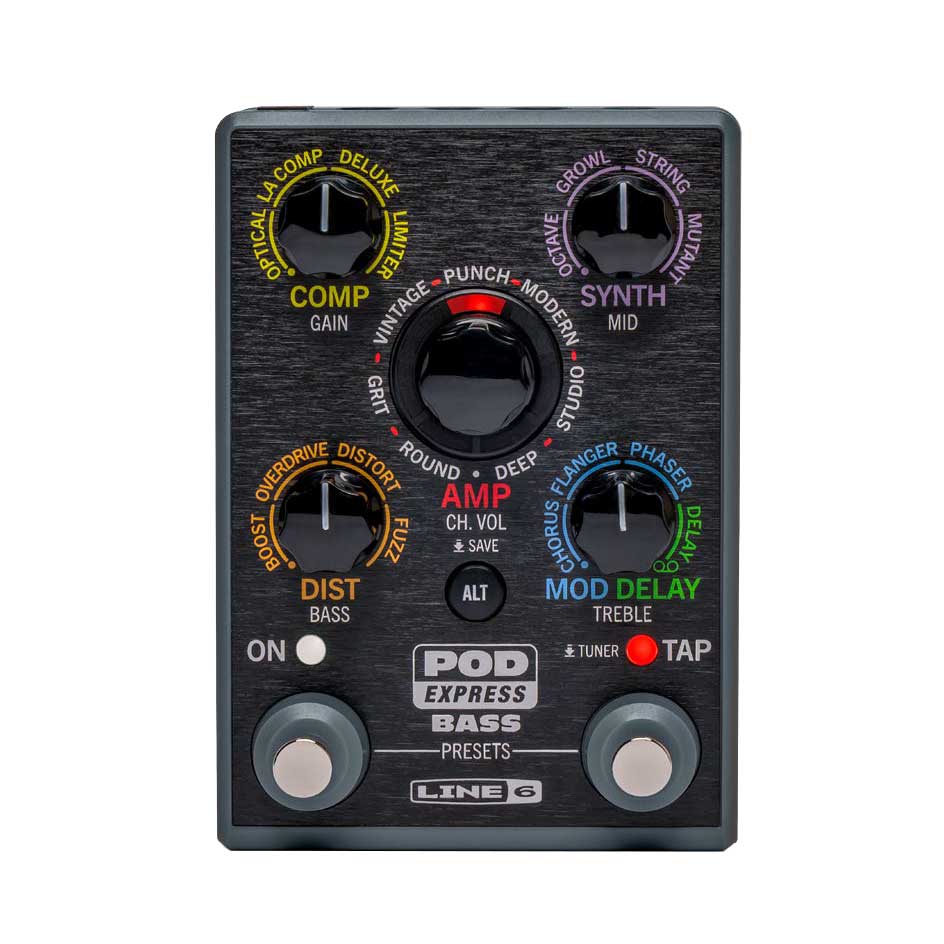 LINE 6 POD EXPRESS BASS MULTI EFFECTS PEDAL