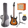ELECTRIC GUITAR BUNDLE WITH IBANEZ GIO GRX70QA