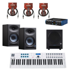 STUDIO BUNDLE WITH ARTURIA KEYLAB ESSENTIAL 61 MKIII