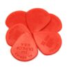 DUNLOP NYLON JAZZ 3 RED NYLON XL GUITAR PICKS (6-PACK)