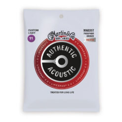 MARTIN MA535T LIFESPAN TREATED PHOSPHOR BRONZE ACOUSTIC GUITAR STRINGS CUSTOM LIGHT 11-52