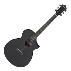 IBANEZ AEWC13 ELECTRO ACOUSTIC, WEATHERED BLACK OPEN PORE