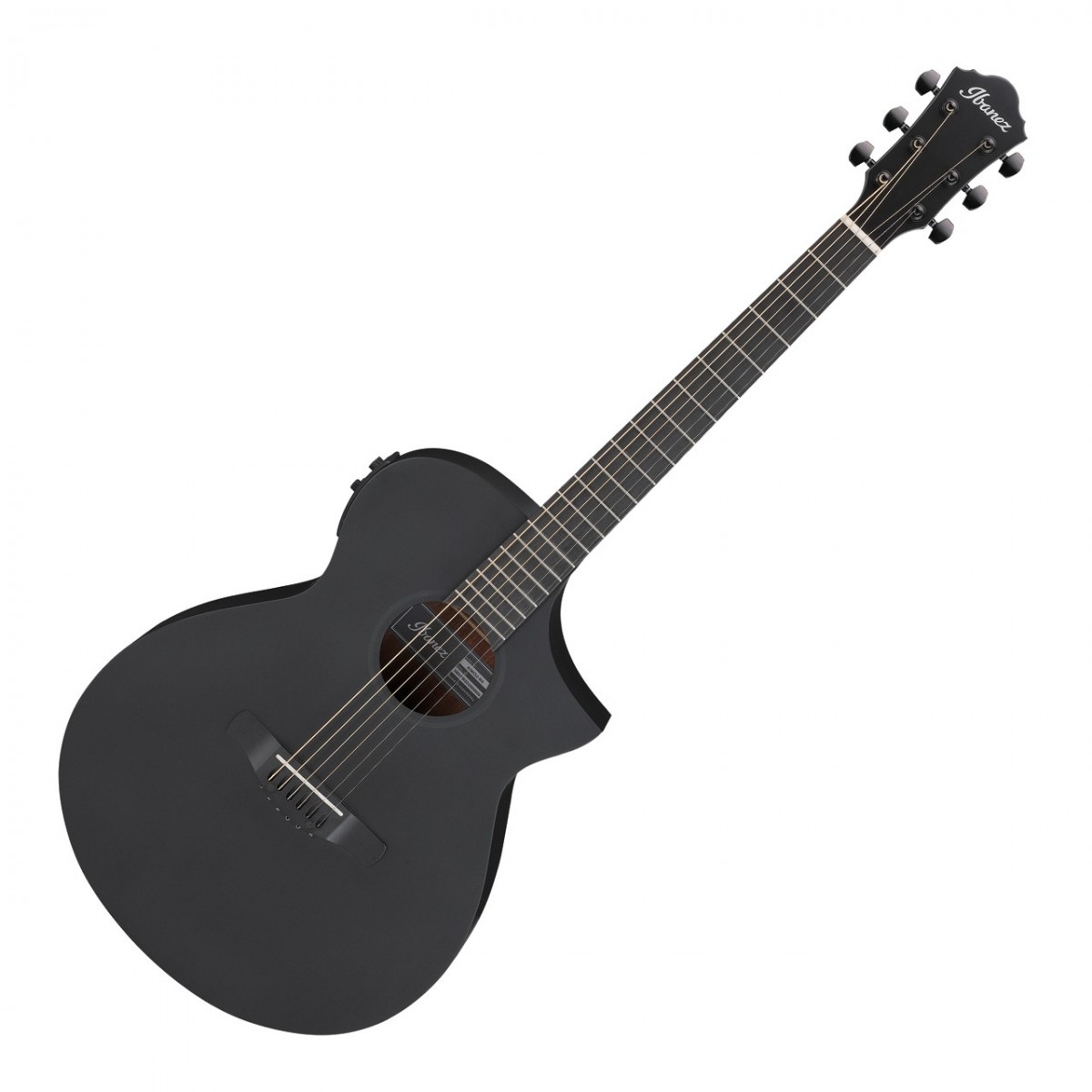 IBANEZ AEWC13 ELECTRO ACOUSTIC, WEATHERED BLACK OPEN PORE