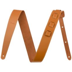 FENDER ESSENTIALS LEATHER STRAP, TAN