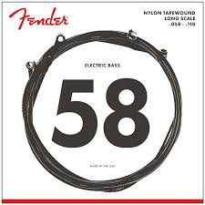 FENDER 9120 BASS STRINGS NYLON TAPEWOUND .058-.110 GAUGE 4
