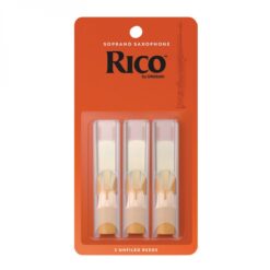 RICO BY D'ADDARIO SOPRANO SAXOPHONE REEDS 1.5 (3 PACK)